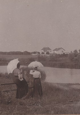 Landliggere ved Gadekæret i Vallerød ca  19103