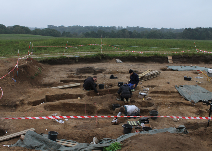arkæologisk udgravning Wesselsminde Nærum