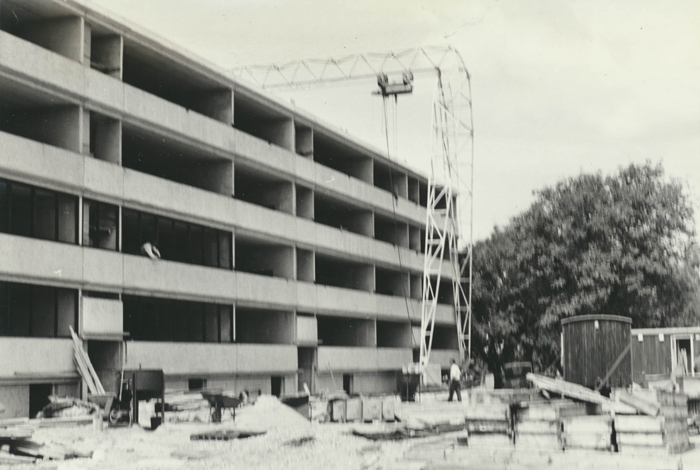 Der bygges ejerlejligheder på Kammerrådensvej 7-13 i 1967